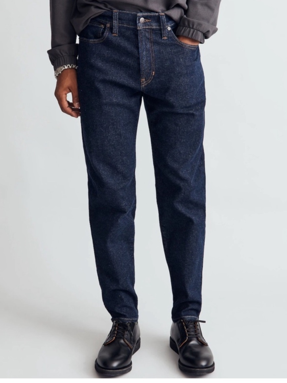 Madewell Relaxed Taper Jeans in Dark Indigo 34W x 34L
